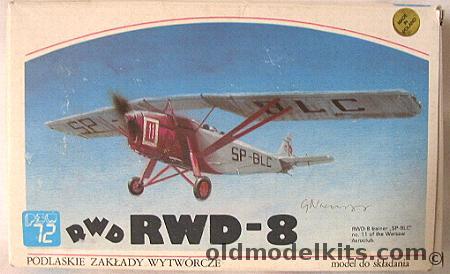 PZW 1/72 RWD-8 plastic model kit